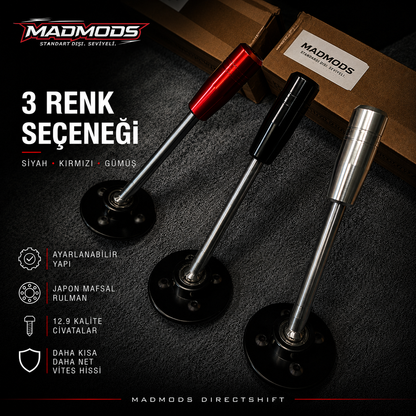 MADMODS DirectShift BMW E30/E34/E36/E46/E39 Ayarlanabilir Short Shifter