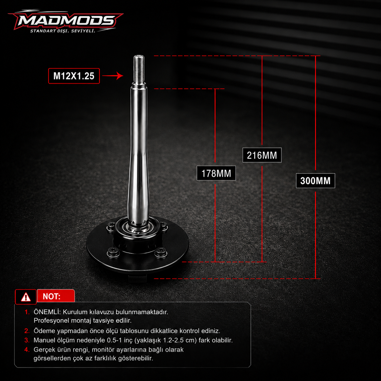 MADMODS DirectShift BMW E30/E34/E36/E46/E39 Ayarlanabilir Short Shifter
