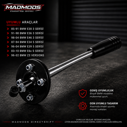 MADMODS DirectShift BMW E30/E34/E36/E46/E39 Ayarlanabilir Short Shifter