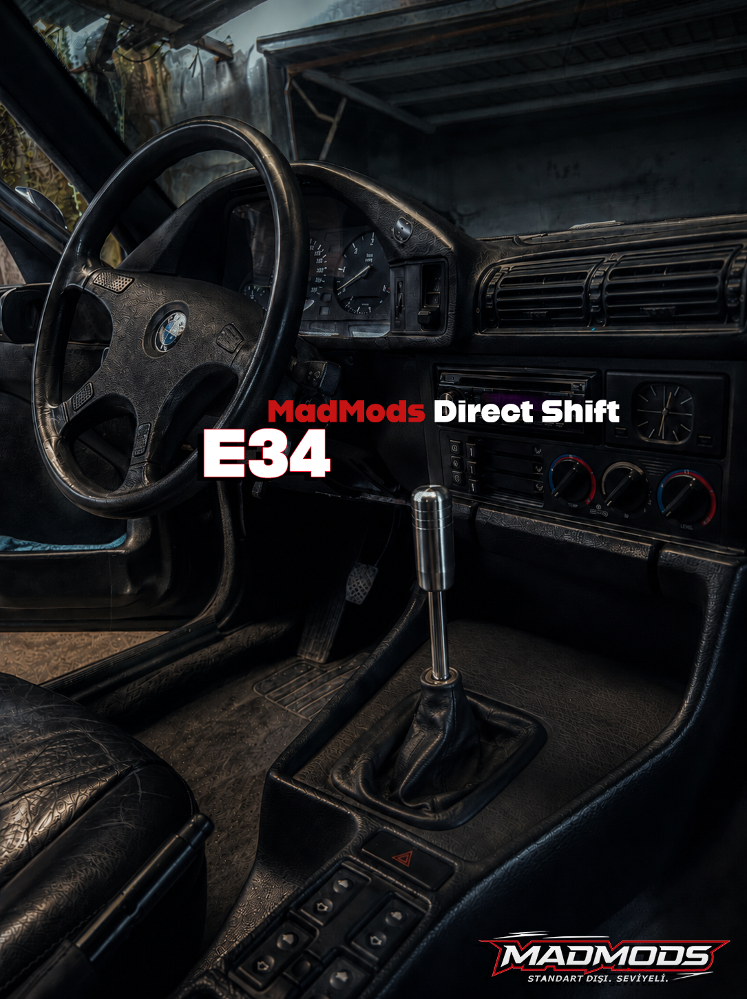 MADMODS DirectShift BMW E30/E34/E36/E46/E39 Ayarlanabilir Short Shifter