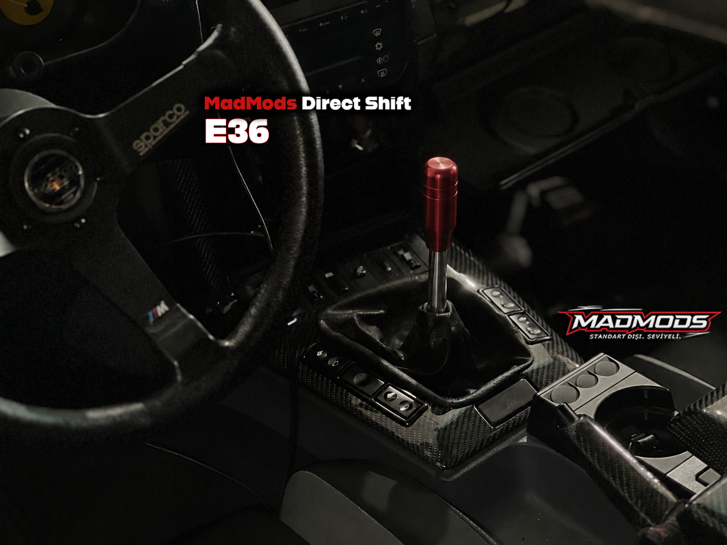 MADMODS DirectShift BMW E30/E34/E36/E46/E39 Ayarlanabilir Short Shifter