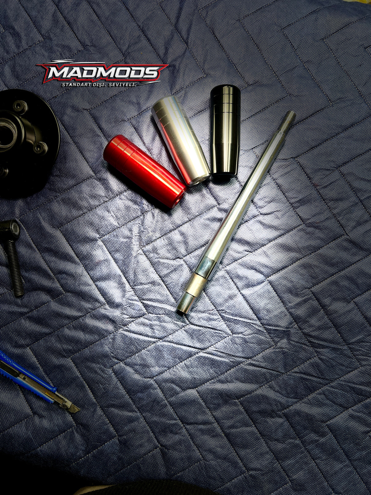 MADMODS DirectShift üç renk vites topuzu seçenekleri