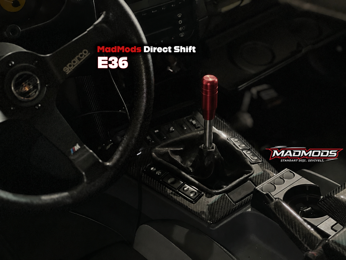 BMW E36 üzerinde MADMODS DirectShift Short Shifter
